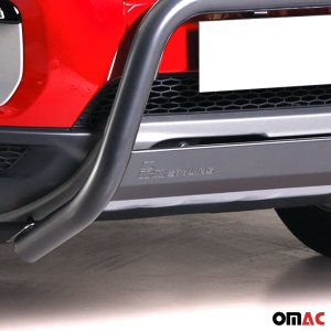 Land Rover Range Rover Evoque Bull Bar - Omac - Steel - Black - '16-'19 Land Rover Range Rover Evoque Bull Bar - Omac - Steel - Black - '16-'19